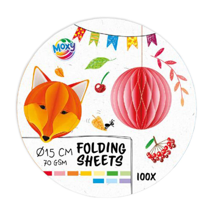 Rundes Faltpapier 15 cm
