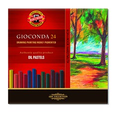 Satz künstlerischer Ölkreiden - GIOCONDA - 24 Stück 