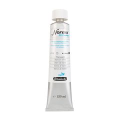 Schmincke Norma Blau Ölfarben 120 ml | 114 titanweiß