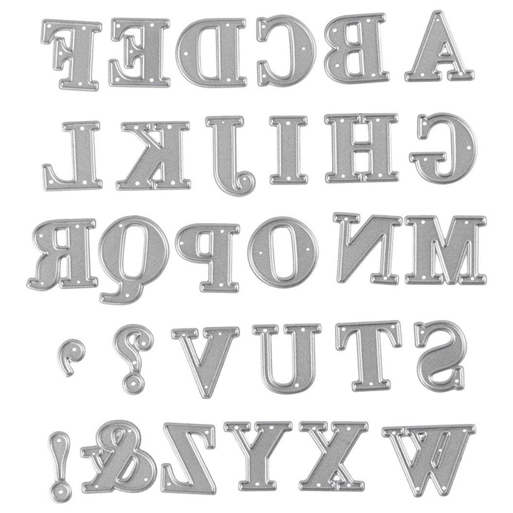 Schneideschablonen - Alphabet
