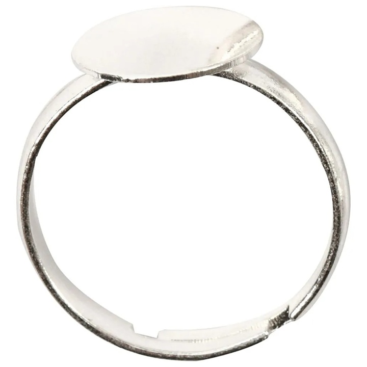 Silberne Ringbasis (15er-Pack)
