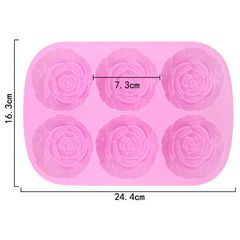 Silikonform für Guss - Blumen