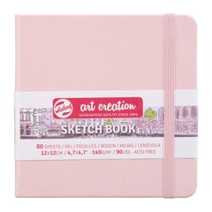 Skizzenblock ART CREATION 12 x 12 cm | pastellrosa