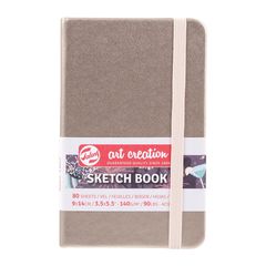Skizzenblock ART CREATION 9 x 14 cm | Champagner-Rosa