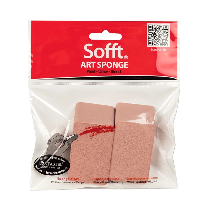 Sofft Abgewinkelte Pastell Applikationsschwämme