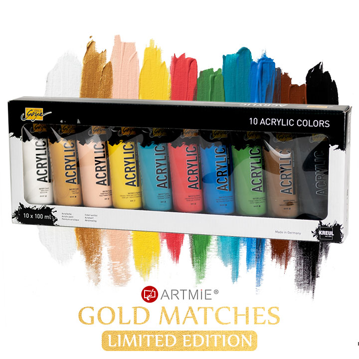 Solo Goya Acrylfarben - ARTMIE Gold Matches