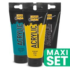 Solo Goya Acrylfarben-Set 3x100 ml - Griechischer Urlaub