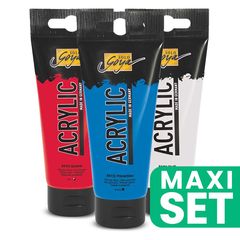 Solo Goya Acrylfarben-Set 3x100 ml - Nautische Farbtöne