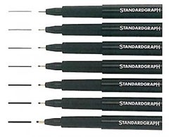 Standardgraph Technischer Stift | verschiedene Spitzen