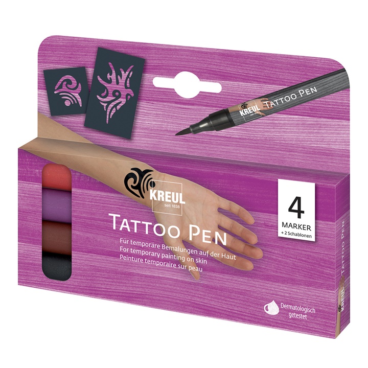 TATTOO KREUL Körperkunst Stifte Set