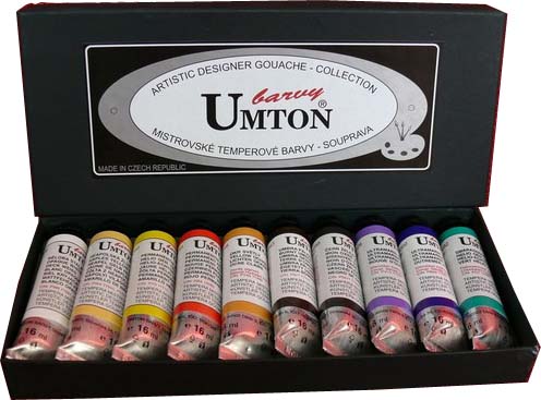 Tempera Satz Umton T-90 10x16ml