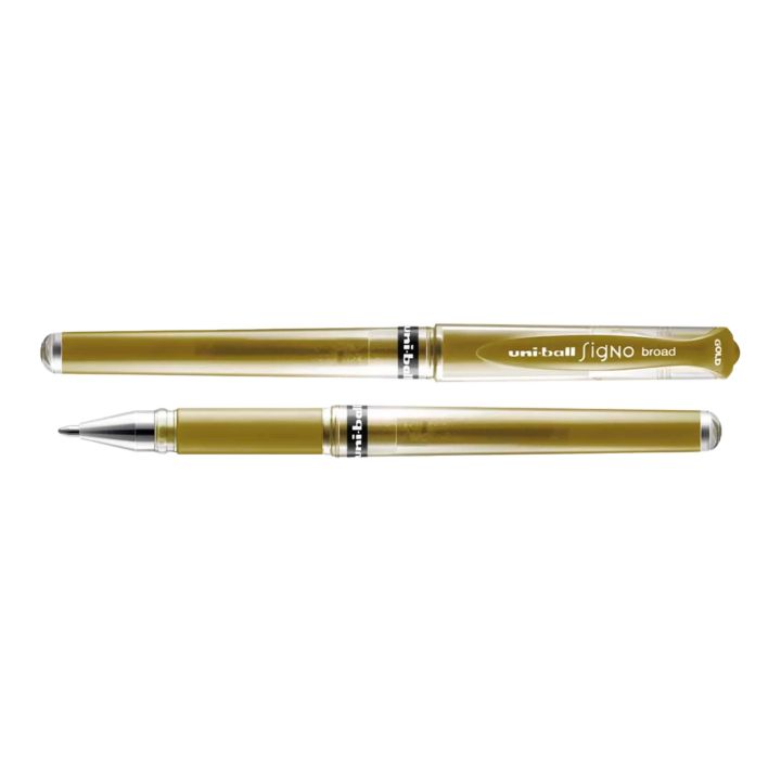 UNI SIGNO UM-153 Gelschreiber 1,0 mm | Verschiedene Farbtöne | metallic gold