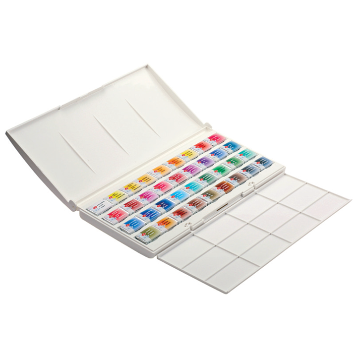 Weiße Nächte Aquarellfarben-Set | 12-piece set