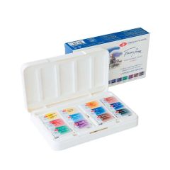 White Nights Urban Landscape Aquarellfarben Set im Kunststoffkoffer / 12 Stück | 12 Stück